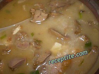 Снимки към Пилешки воденички със сметанов сос