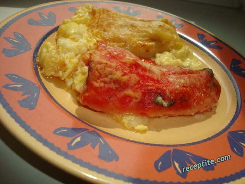 Снимки към Чушки бюрек на фурна