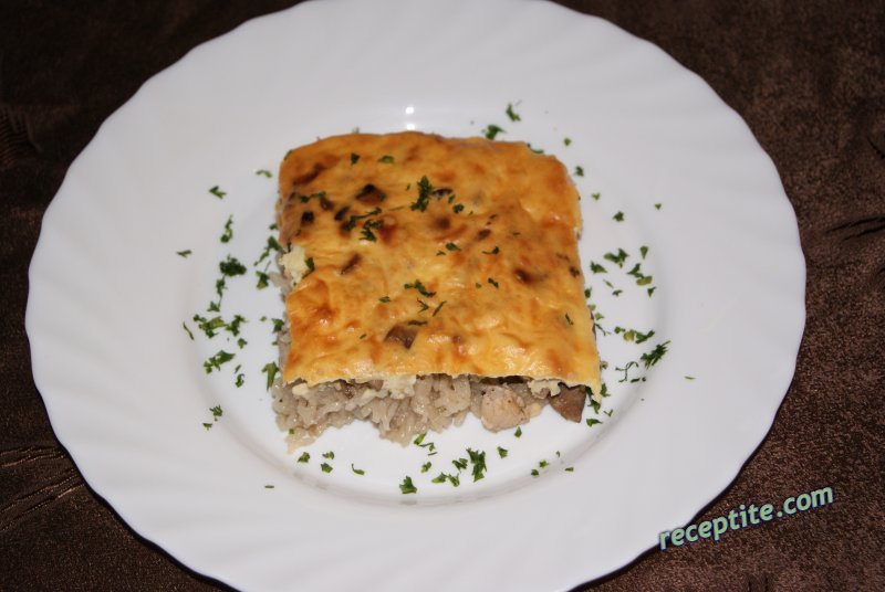 Снимки към Пилешка мусака