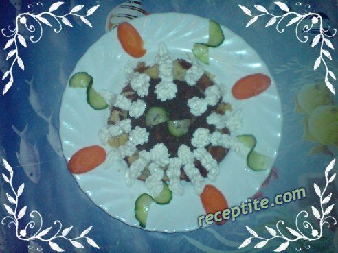 Снимки към Картофен кекс с пържоли