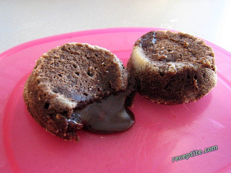 Снимки към Шоколадово гато - течен сладкиш от шоколад