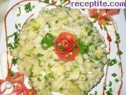 снимка 8 към рецепта Картофена салата с кромид лук
