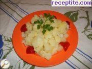 снимка 3 към рецепта Картофена салата с кромид лук