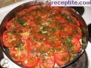 снимка 4 към рецепта Тиквички с лук и домати на фурна