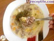 снимка 1 към рецепта Супа от пуешко месо и сметана