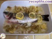 снимка 1 към рецепта Пълнена бяла риба с бира