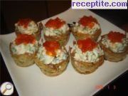 снимка 1 към рецепта Картофени гнезда с плънка