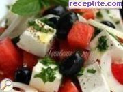 снимка 1 към рецепта Гръцка салата с диня