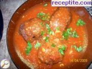 снимка 2 към рецепта Кюфтета с доматен сос