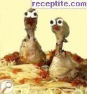 Пилешки бутчета със спагети