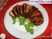снимка 4 към рецепта Ветрила от патладжани с пушено месо