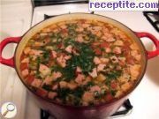 снимка 1 към рецепта Супа с кренвирши и стар фасул