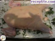 снимка 5 към рецепта Пълнено пиле с гарнитура лапша