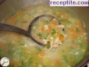 снимка 1 към рецепта Пилешка супа Мими