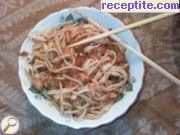 снимка 3 към рецепта Спагети с гъше бяло месо и сос