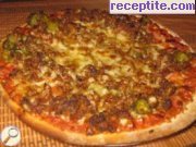 Пица Болонезе с кайма и домат