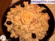 снимка 6 към рецепта Макаронена салата с майонеза и зеленчуци