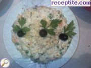снимка 1 към рецепта Макаронена салата с майонеза и зеленчуци