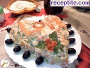 снимка 4 към рецепта Макаронена салата с майонеза и зеленчуци