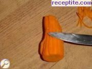 снимка 4 към рецепта Цвете от морков