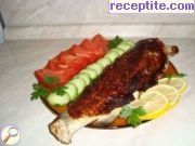 снимка 3 към рецепта Печена риба с горчица на грил тиган