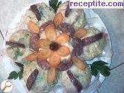 снимка 7 към рецепта Пъстра картофена салата с катък и майонеза