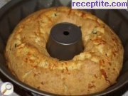 снимка 2 към рецепта Царевичен кекс с червени чушки