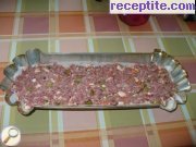 снимка 1 към рецепта Печена кайма с гъби