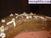 снимка 9 към рецепта Медена торта с тънки блатове