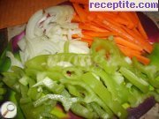 снимка 2 към рецепта Печени зеленчуци с китайски вкус