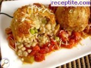 снимка 2 към рецепта Портокали от ориз (Arancini, Сицилия)