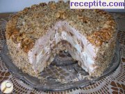 снимка 2 към рецепта Торта от готови рула и сметана