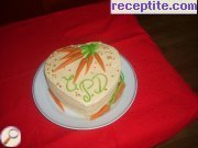 снимка 1 към рецепта Портокалово-морковена торта