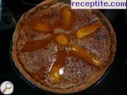 снимка 6 към рецепта Тарт с манго, бадемов крем и карамелов топинг