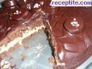 снимка 3 към рецепта Шоколадова торта с крем Брюле