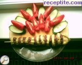 снимка 4 към рецепта Шишчета от тиквички и кайма