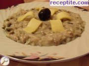 снимка 2 към рецепта Пиле с гъби и бял борш