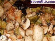 снимка 3 към рецепта Пиле с топено сирене и броколи