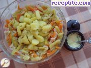 снимка 1 към рецепта Задушени зеленчуци с варена майонеза
