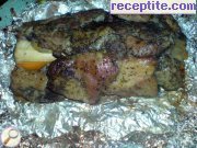 снимка 3 към рецепта Завъртян свински бекон със зеленчуци