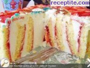 снимка 1 към рецепта Вита торта с извара и плодове