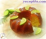 снимка 1 към рецепта Сочен кекс от лимети и кокос