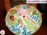 снимка 1 към рецепта Детска торта за рожден ден