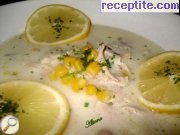 снимка 1 към рецепта Пилешка супа с царевица