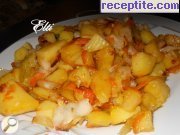 снимка 2 към рецепта Таткови картофи (пържени картофи с туршия)