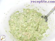 снимка 2 към рецепта Пилешки кюфтета с броколи