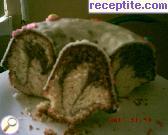 снимка 2 към рецепта Дунапренен кекс в два цвята
