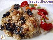 Пиле с булгур или ориз и маслини