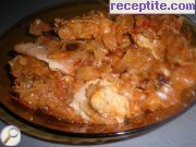 снимка 1 към рецепта Пиле с прясно зеле