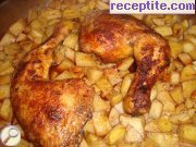 снимка 3 към рецепта Пилешки бутчета с картофи